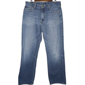 Lucky Brand by Gene Montesano Long Inseam Straight Leg Blue Jeans Size 36/ 34